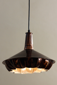 copper ANTIQUE pintuck lamp 04 by sahil & Sarthak